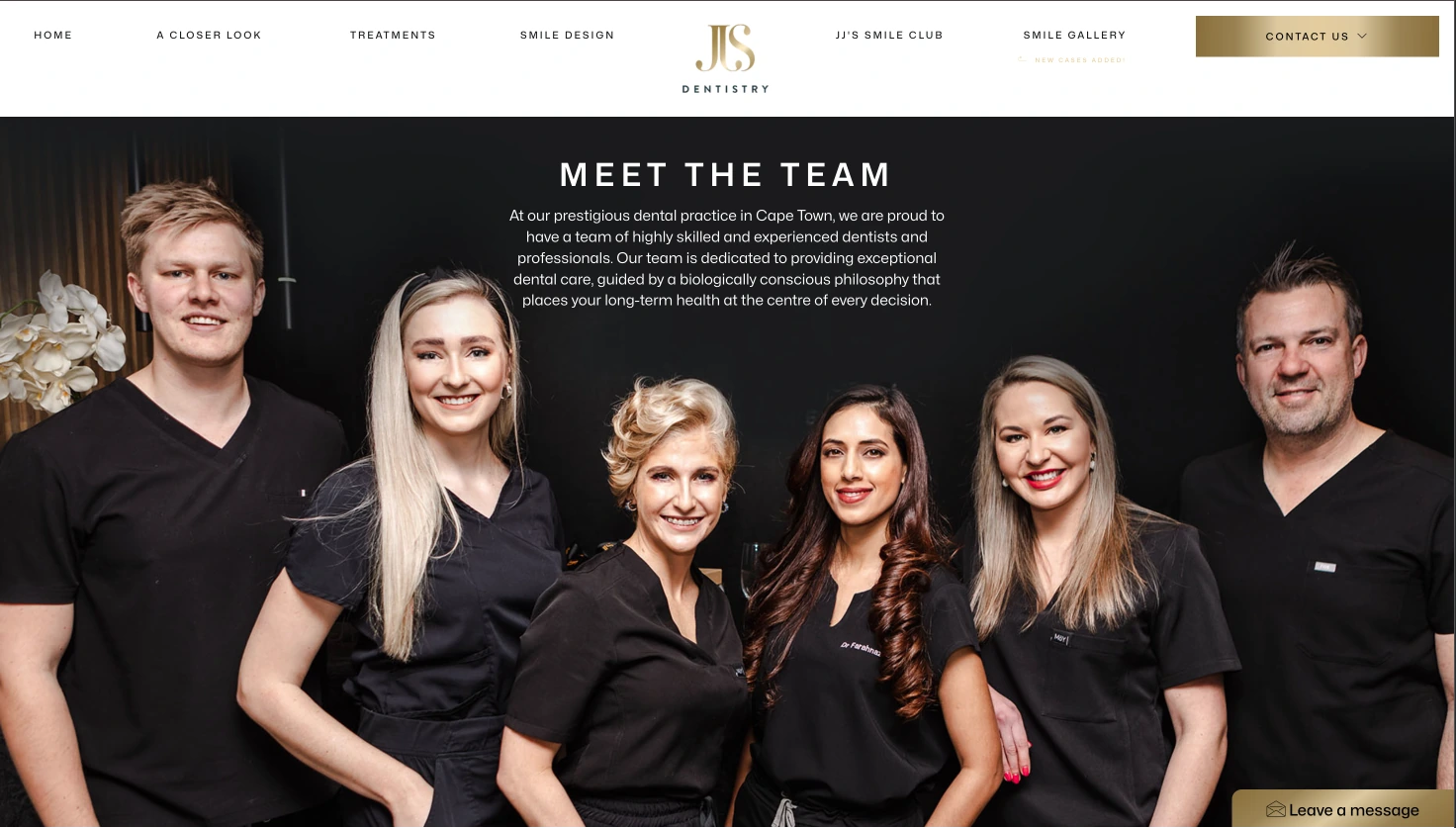JJS Dentistry website and SEO by Avily