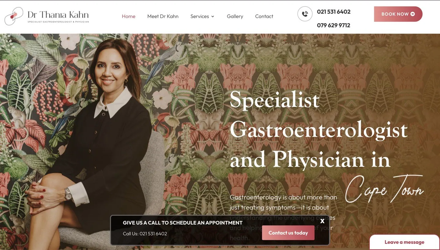 Dr Thania Kahn website by Avily