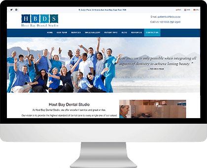 Hout Bay Dental Studio | Dental website design