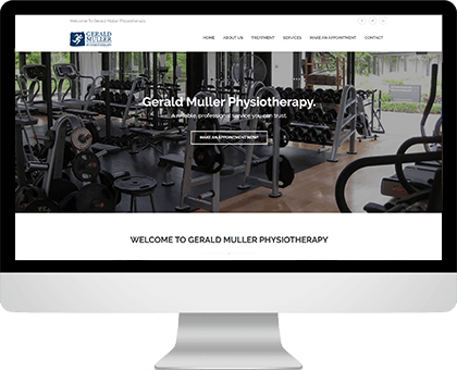 Physiotherapy website design