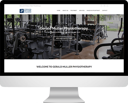 Physiotherapy website design