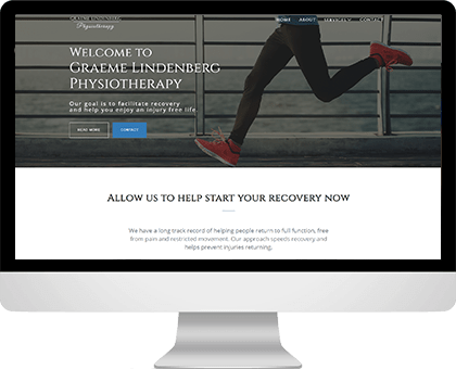Lindenberg Physio | Physiotherapy website design